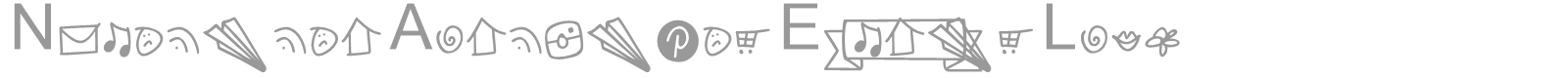 Notepaper Airplanes Extras font preview